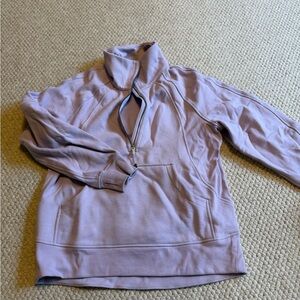 Lululemon Lavender *long Scuba Sweatshirt